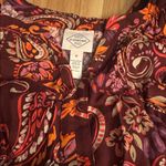 st. john's bay  Multicolor Paisley Long Sleeve Dress M NWT Photo 4