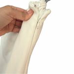 BHLDN  Anthropologie Bridal Flamenco-Hem Asymmetrical Midi Dress White Sz S Photo 4