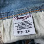 Moon Girl Long Denim Shorts Blue Size 26 Photo 4