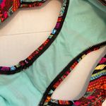 The Bikini Lab 🌞NWT multicolored tribal triangle top A60 Photo 8