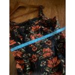 Peruvian Connection  Floral Linen Sundress Size US 10 Black  M L Sleeveless Dress Photo 6