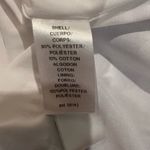 London Times  Cold Shoulder Blue & White Striped Embroidered Flower Dress Size 10 Photo 6