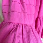 Mustard Seed NWT Pink strapless smocked mini dress Photo 2