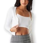 Streetwear Society  Soft Ribbed Tank And Cardigan Twin Set Photo 0