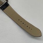 Strada silver tone quartz analog watch 40mm rhinestones mop dial running Photo 6