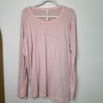 Lululemon Light Pink Swiftly Long Sleeve Top Photo 2