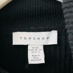 Topshop Ribbed Turtleneck Pullover Sweater Black/Gray Sz XS Photo 3