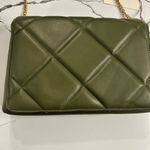 Olive Quilted Chain Shoulder Bag NWT Green Photo 2