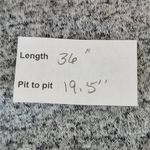 Old Navy  Gray Knee-Length Swing Dress Size Large Gray Long Sleeve Knit Dress Photo 7