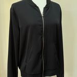 Old Navy  Women's Classic Lightweight Black Bomber Jacket Photo 0