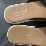 Mila Paoli Black and White Sandals with Criss Photo 2