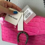 Vera Pelle Marina Galanti Leather Metal Chain Crossbody Bag Italy Photo 1