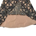 For Love & Lemons Metz Party Mini Dress in‎ Pecan Lace Mini Dress Star Sequin XS Black Photo 14