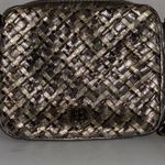 ELLIOTT LUCA METALLIC WOVEN GOLD BRONZE LEATHER WEAVE CROSSBODY
BRASS HARDWARE Photo 9