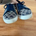 Brooks Brothers  Canvas Gray Navy Logo Sheep Low Top Lace Up Sneakers Photo 3