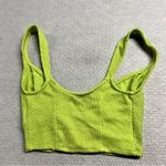 Urban Outfitters Green Corset Ribbed Knit Cropped Tank Top Size XSmall EUC Photo 3