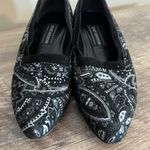 Stuart Weitzman Paisley Dress Shoes Heels Women’s Size 7.5 AA Black Gray Slip On Photo 2