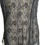 Victoria's Secret Victoria’s Secret Gold Label Chemise slip Lace Sheer Black Small Photo 3