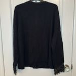 Rafaella Ella  Black‎ Sweater Cardigan with Lace Sleeve Cuff size 2X NWT Photo 3