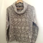 North River Sweater Womens Jacquard French Terry Cowl Outdoors Western Woven M Tan Size M Photo 1