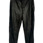 Spanx  Leather-Like Ankle Skinny Pant black sz L Photo 6