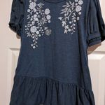 Amana Baby Doll Floral Top XL Blue Size undefined Photo 1