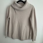 Rachel Zoe  Women's Cream Cowl Neck‎ Long Sleeve Knit Pullover Sweater Photo 2