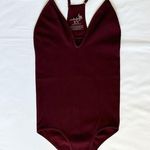 Free People Intimately by  Move Along Bodysuit - Wine - XS/S Photo 4