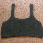 Everlane Medium Gray Knit Crop Top will yak hair blend super soft Photo 4