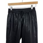 ZARA Women’s Faux Leather Baggy Joggers in Black Size XS Photo 6
