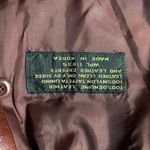 Vintage 70s Genuine Leather Burgundy Jacket Red Size M Photo 4