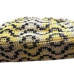 Maria La Rosa "Game" mini clutch wrist bag in Black and Yellow Photo 6