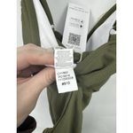 Cupshe Olive Green Crochet Trim Lace Up Back One Piece Swimsuit Womens M NEW Photo 7