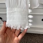 Honey Punch Off White Lace Embellished Blouse. Size Medium. Photo 2