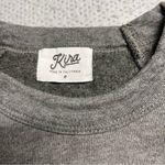 ⭐️ Kira Grey Bubble Boba Milk Tea Crewneck Sweatshirt Size Medium EUC Gray Photo 2