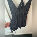 Free People •  • Women’s Boho Tank Top Faded Black/Charcoal Grey Photo 2