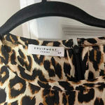 Equipment  silk cheetah animal print  dress​​​​​ size small Photo 5