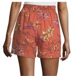Worthington Kiara Floral Paperbag Shorts Large NWT Photo 1