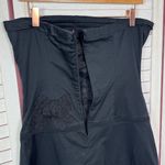 Anthropologie  Odille Bow Detail Tiered Strapless Midi Dress Black 10 Whimsygoth Photo 8