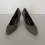 B Makowsky Shoes‎ Gray Suede Leather Nubuck Pumps Heels Neutral Women Size 8 M Photo 6