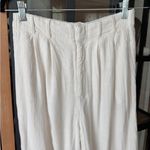 Z Supply  linen pants wide leg Farrah Sandstone beige high rise Photo 3