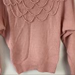 Sarah Taylor vintage silk pink knit beads dolman women’s sweater Size Small Photo 6