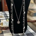 Lia Sophia My Girls three piece interchangeable necklace set, new condition. Photo 0