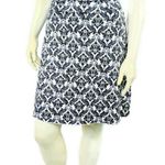 TRANQUILITY Small Black White Fit Flare Skirt Photo 0