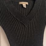 Love by Design  Charcoal Ribbed Knit Top Photo 3