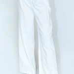 Princess Polly AYLA LINEN PANTS WHITE size 4 Photo 0