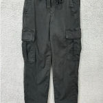 American Eagle Jogger Pants Womens 00 Black Cargo gorpcore y2k style 90s utility Photo 0