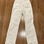 Retrofête Retrofete Jeans Womens 25 X 31 Chris White Distressed Straight Leg Italy Photo 10