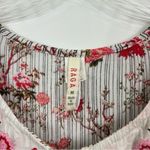 Raga Primrose Floral Boho Bell Sleeve Top Medium Photo 8