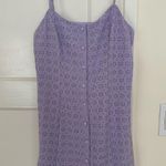 BP  Eyelet Button Front Sundress In Purple Spray Photo 1